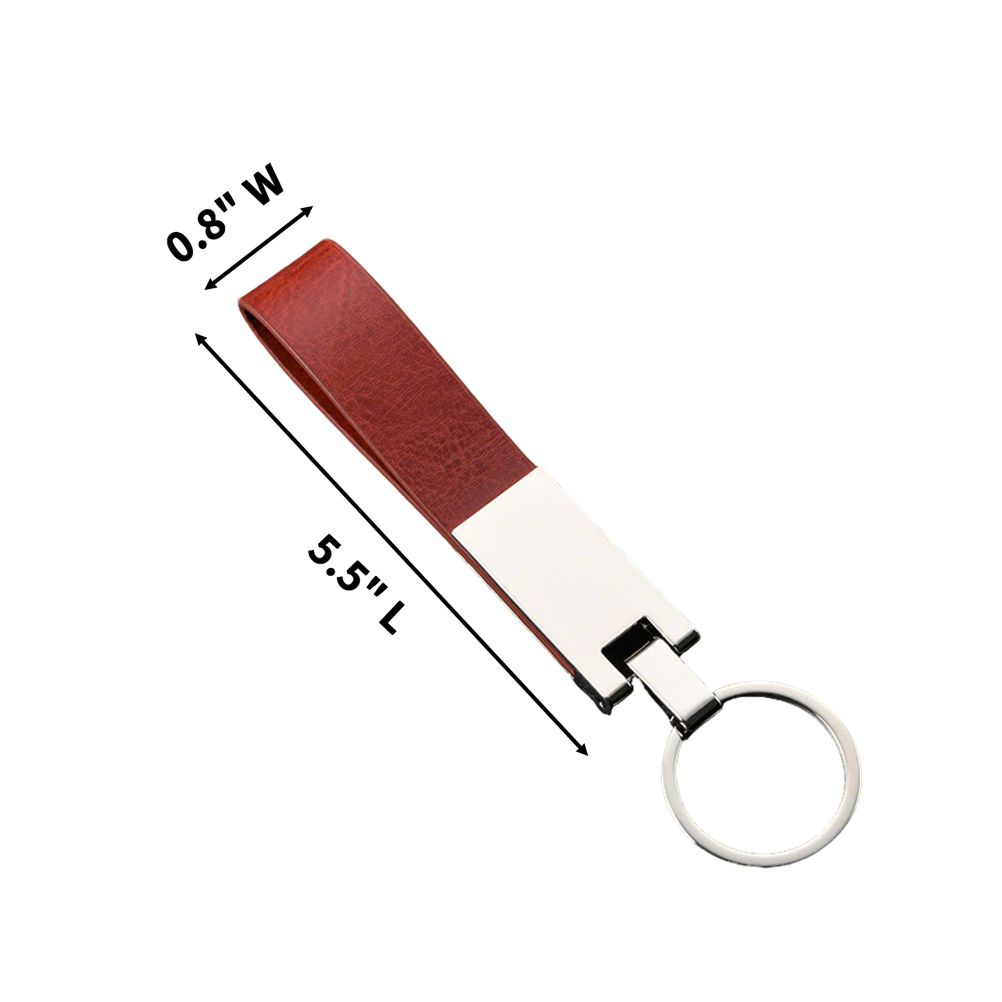 PU Strap Metal Key Ring Holder 4
