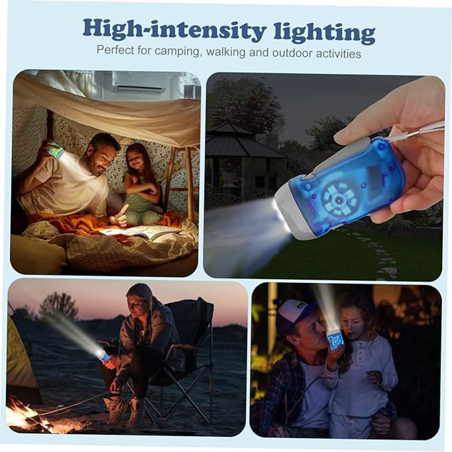 Hand Crank Flashlight Small Flashlight Lantern 2