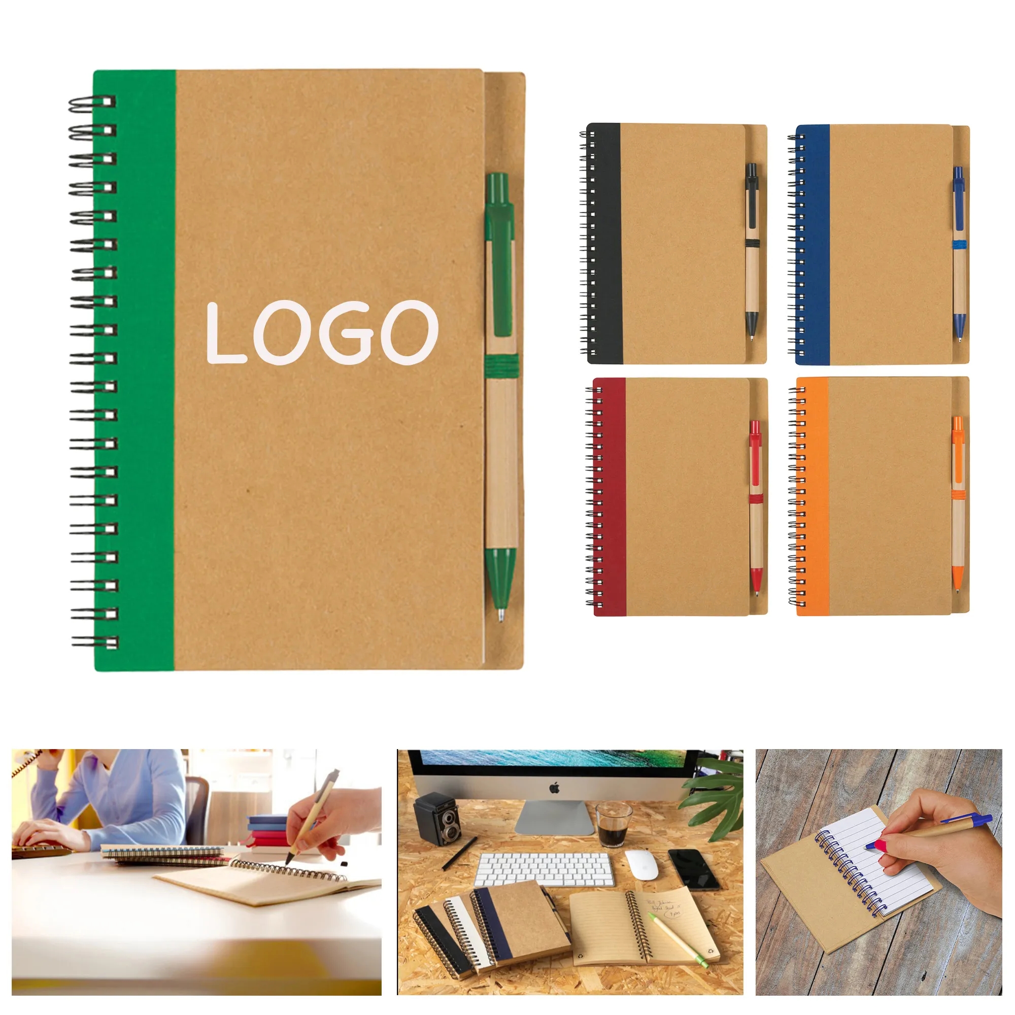 Spiral Notebook with Pen 1