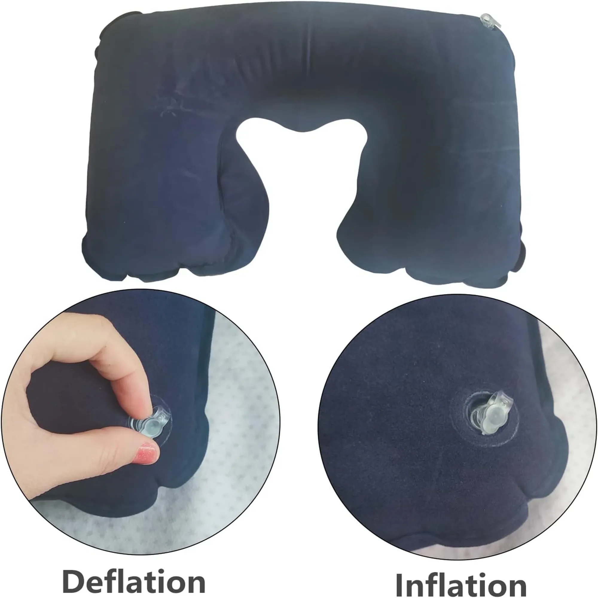 U-Shaped Inflatable Travel Neck Pillow 2