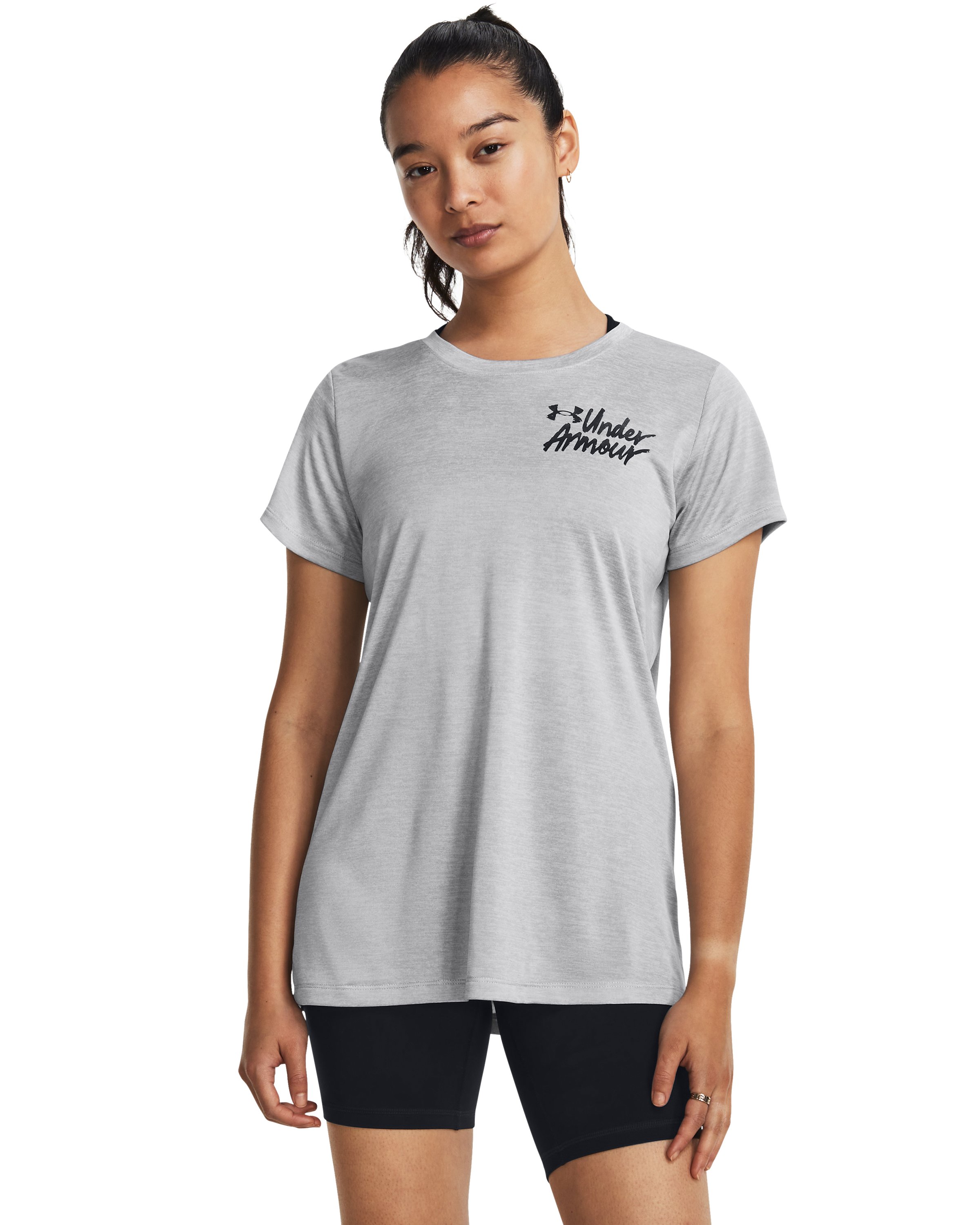 UA Tech Twist Graphic Women's Short Sleeve 5