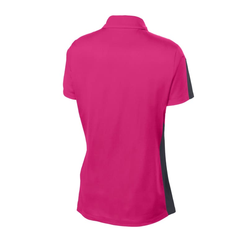 Sport-Tek Women's PosiCharge Active Textured Colorblock Polo. 12