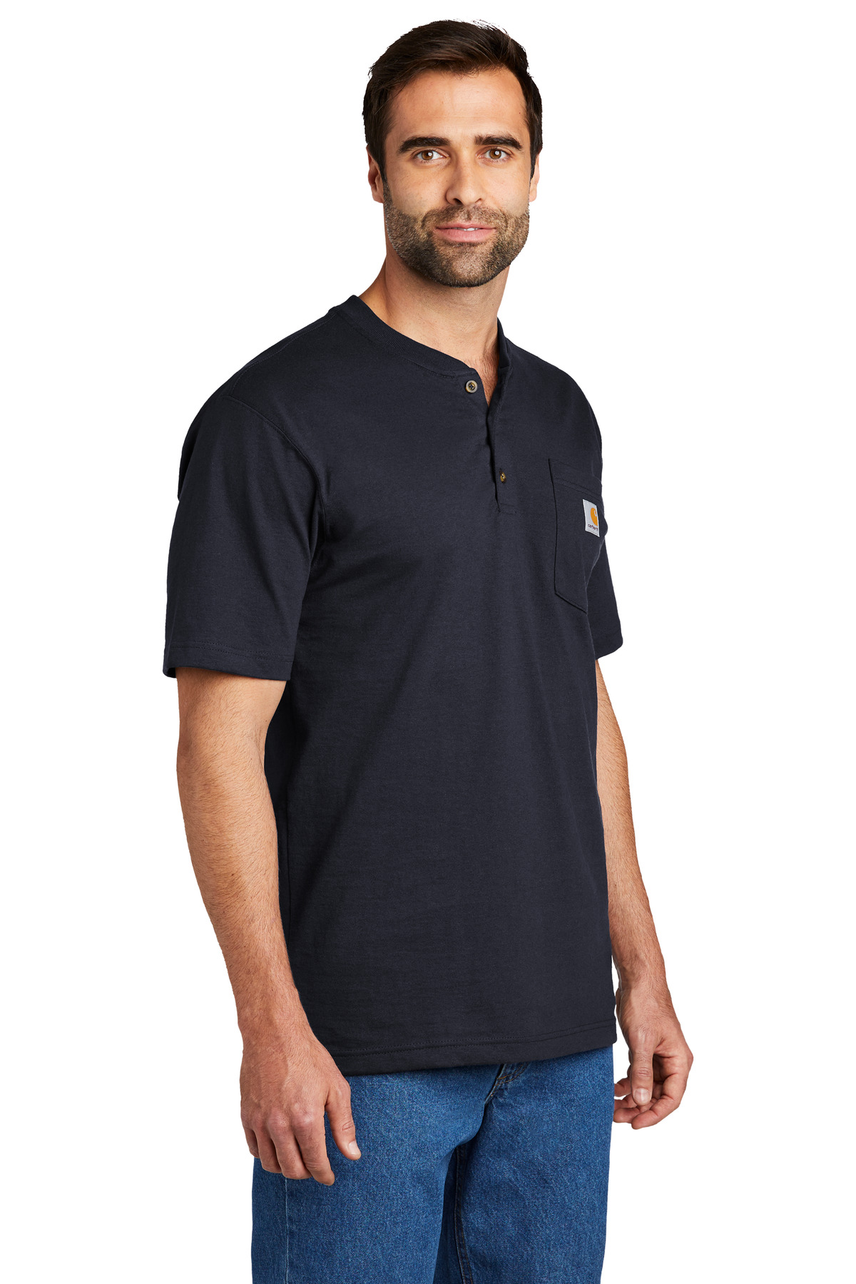 Carhartt Short Sleeve Henley T-Shirt CTK84 37