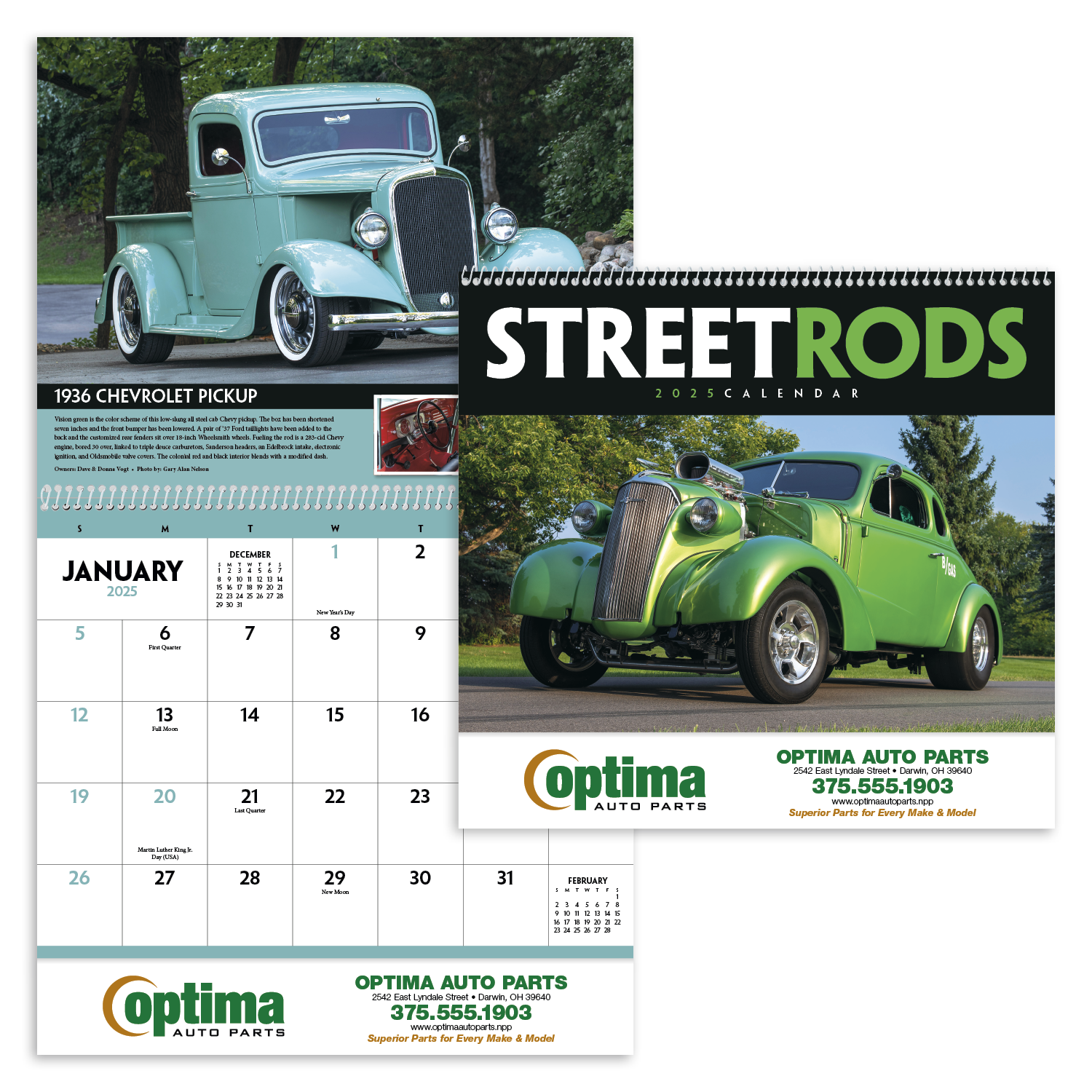 Triumph® Calendars Street Rods Calendar 4