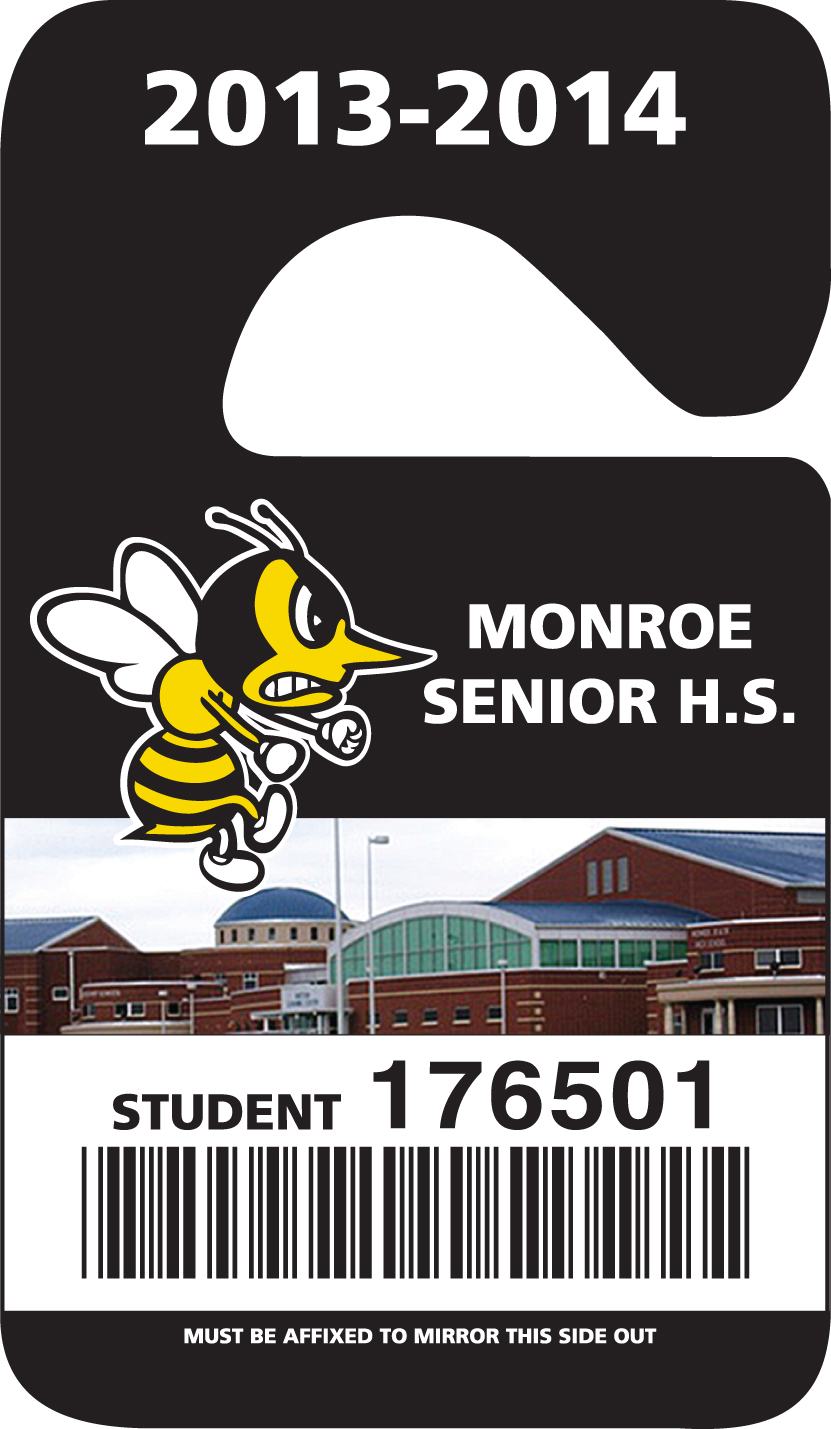 Full Color Plastic Security Hang Tag (2 3/4"x4 3/4") 3