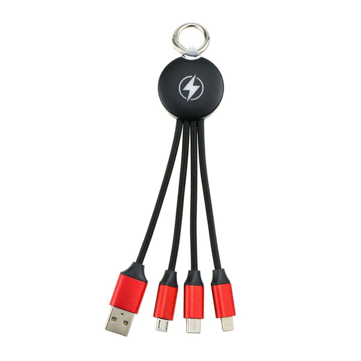 Plastic Glowing Logo Charging Cable 4
