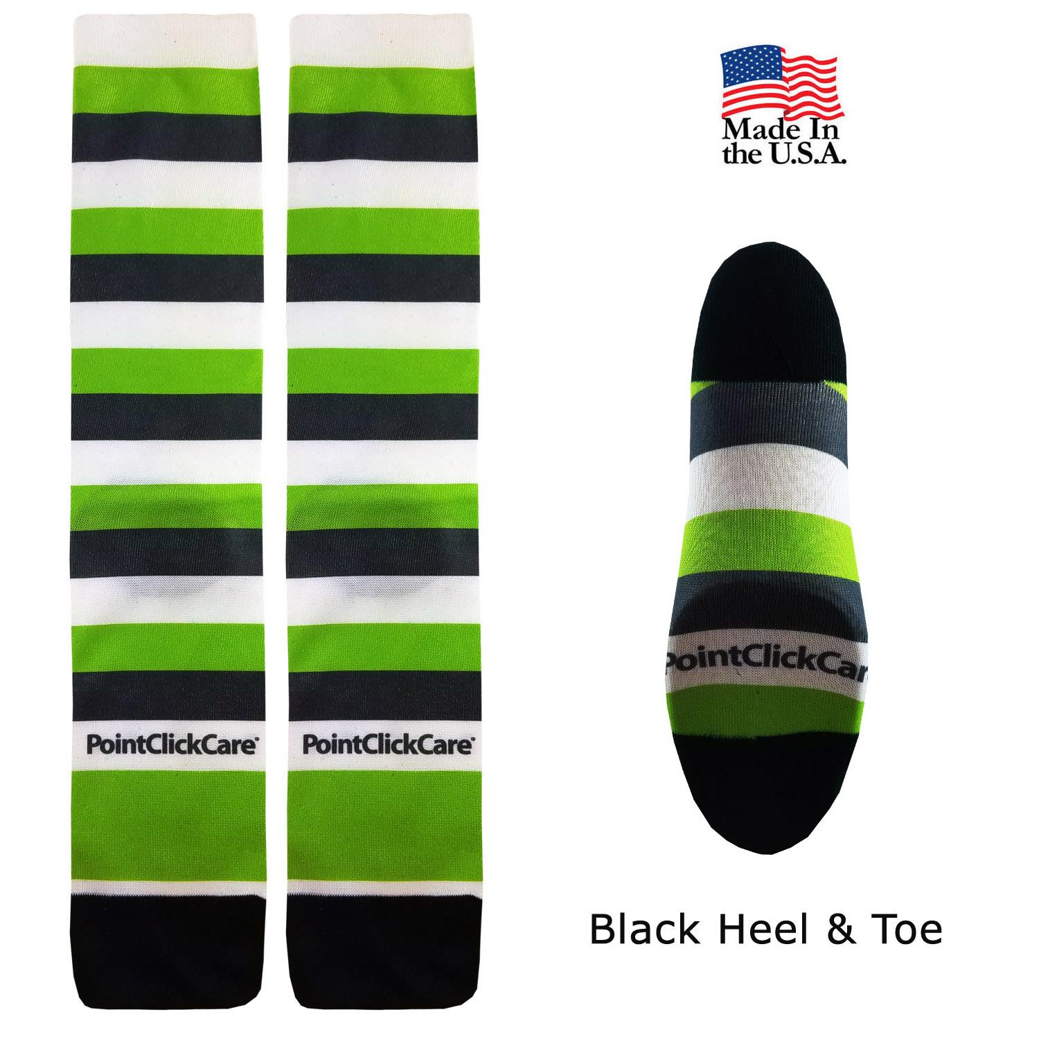 Full Color Couleurs Dye Sub Dress Socks
