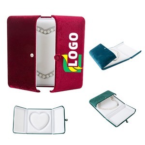Velvet Jewelry Pearl Storage Box 10