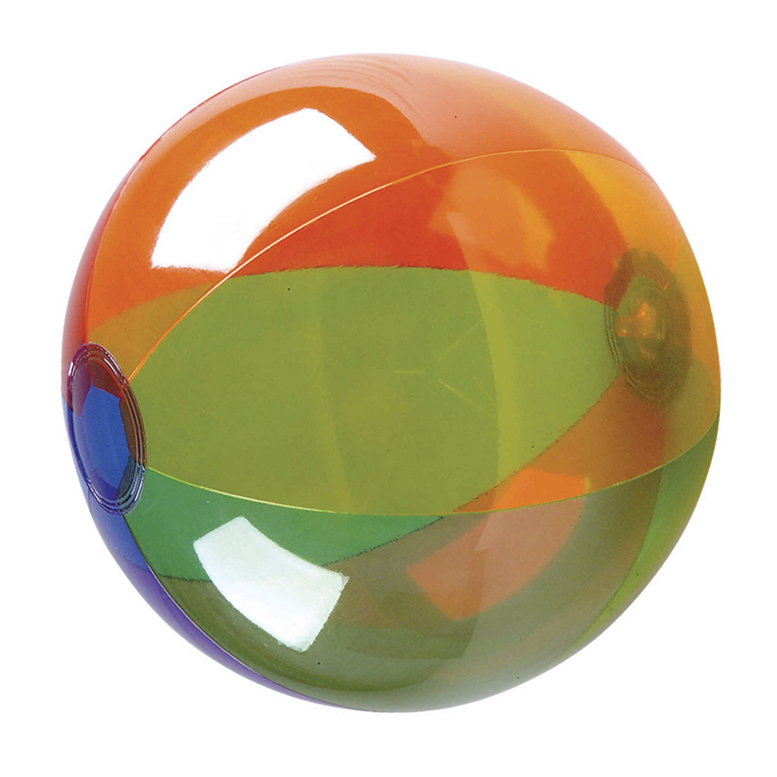16" Translucent Multi-Color Beach Ball 5