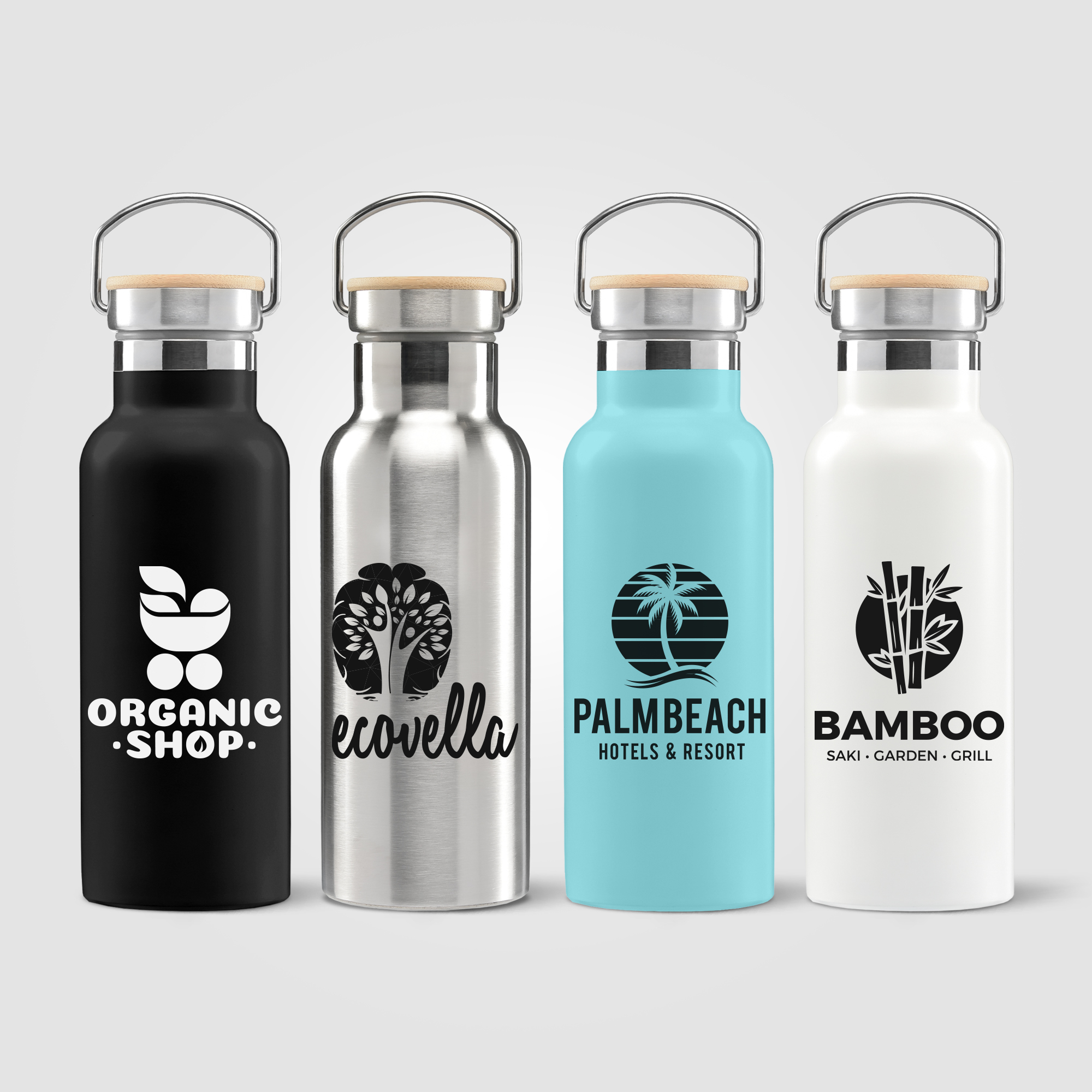 Oahu - 16 oz. Double-Wall Stainless Canteen Bottle 2