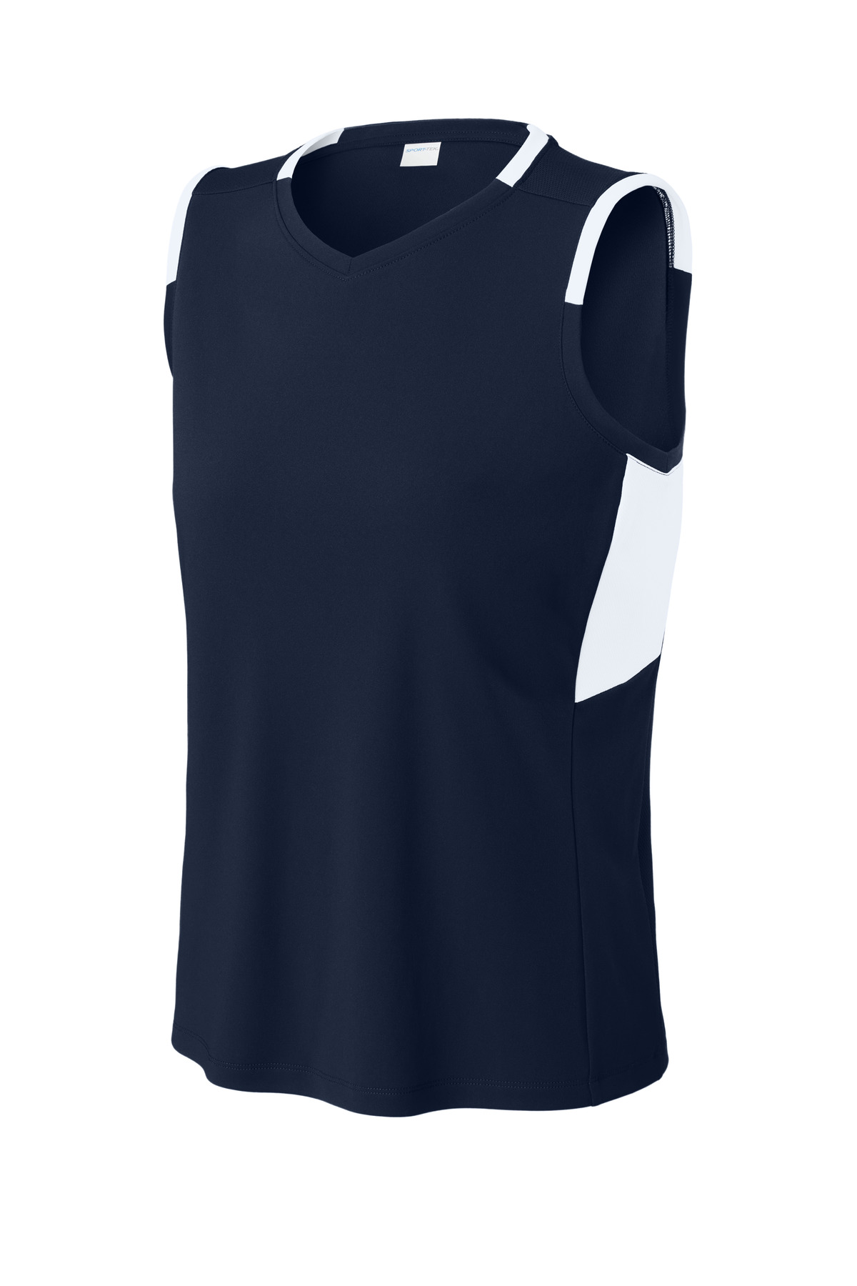 Sport-Tek Women's Club Sleeveless V-Neck LST441 27