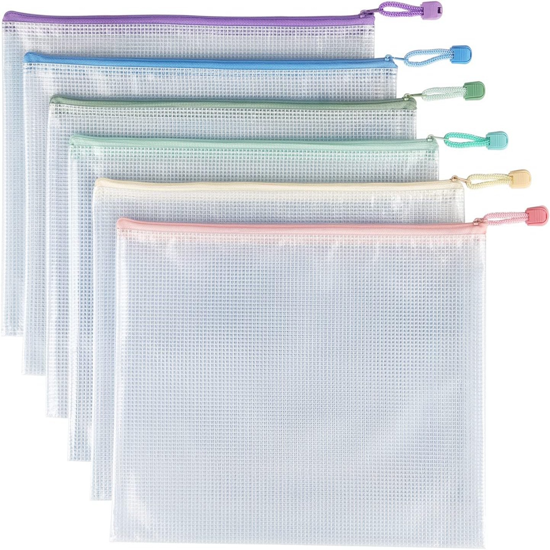 A4 Mesh Zipper Pouch Document Bag 2