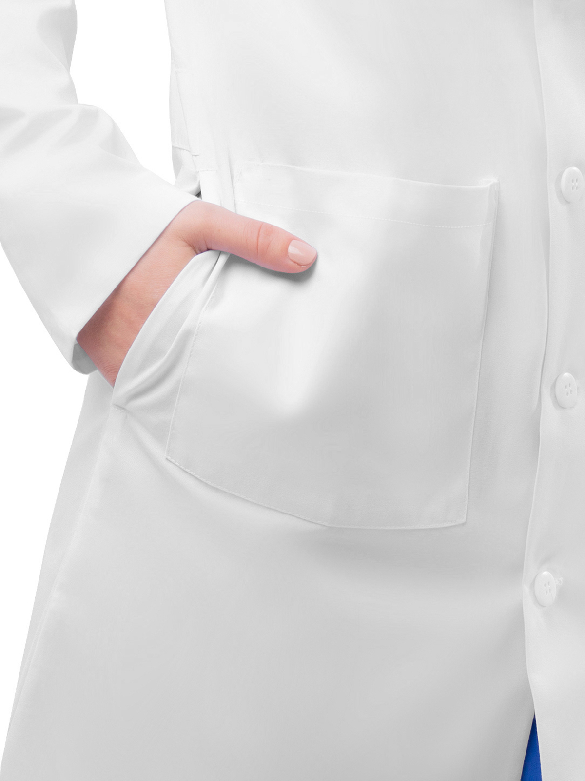 Adar - Universal - Unisex Four-Pocket 39" Midriff Lab Coat 2