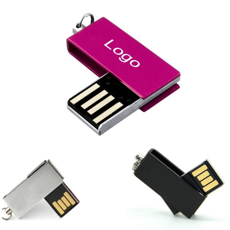 Metal rotate usb flash drives 2
