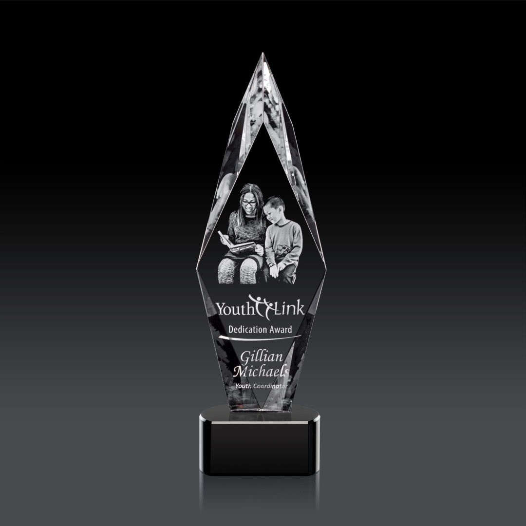 Manilow Award on Paragon Base (3D) - Black 3