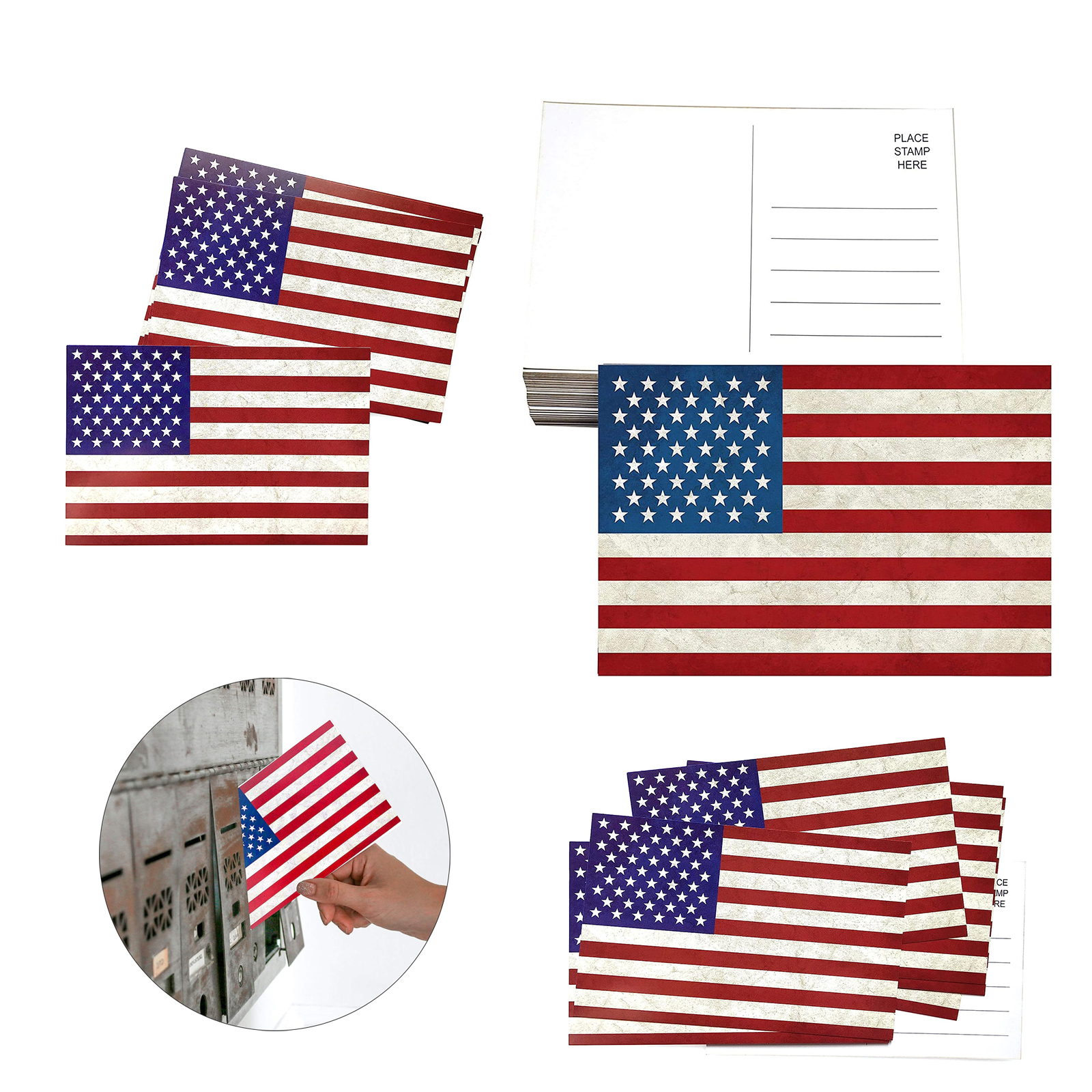 Patriotic American postcard 2