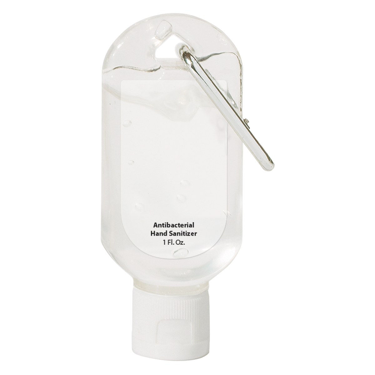 1 Oz. Hand Sanitizer With Carabiner 1