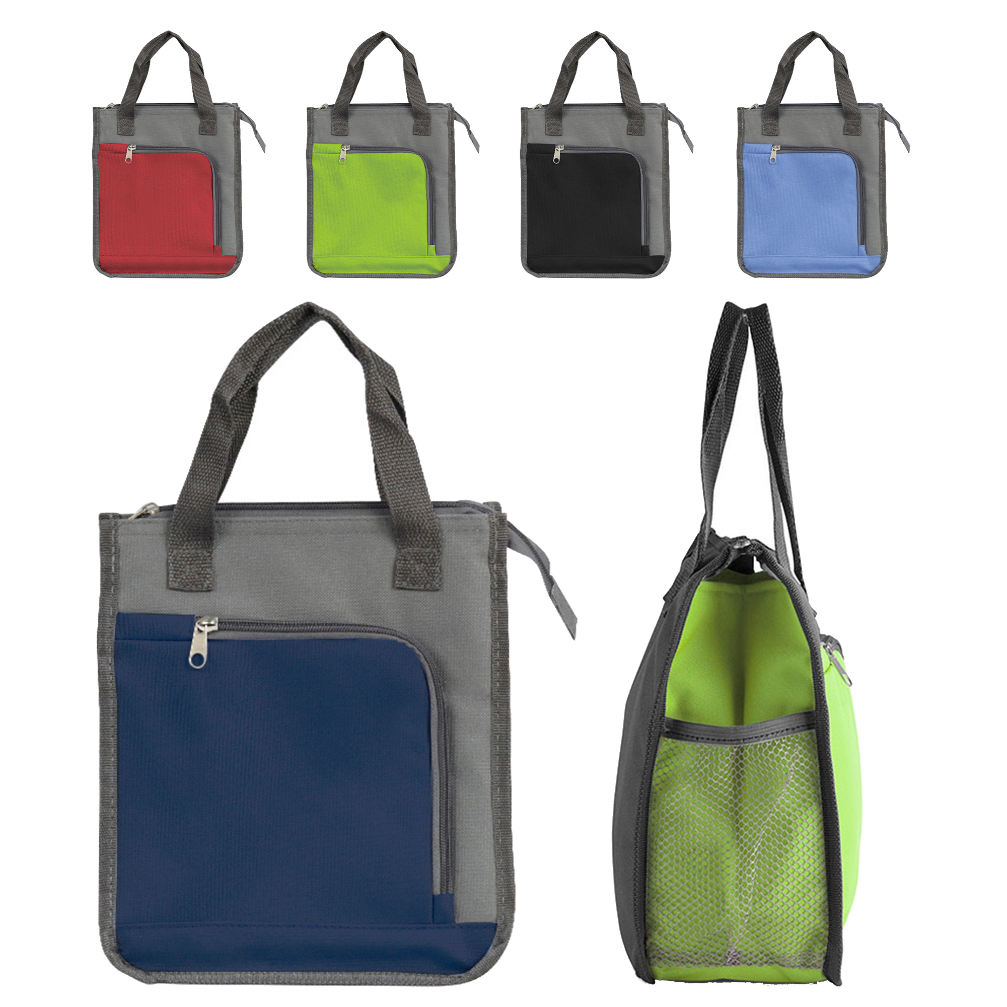 Simple Oxford Cloth Outdoor Campus Work Bento Bag 2