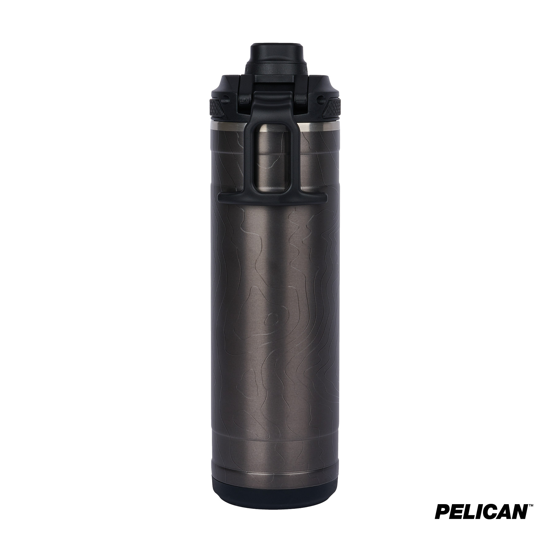 Pelican Pacific™ Chug 26 oz. Topographical Recycled Double Wall Stainless Steel Water Bottle 17