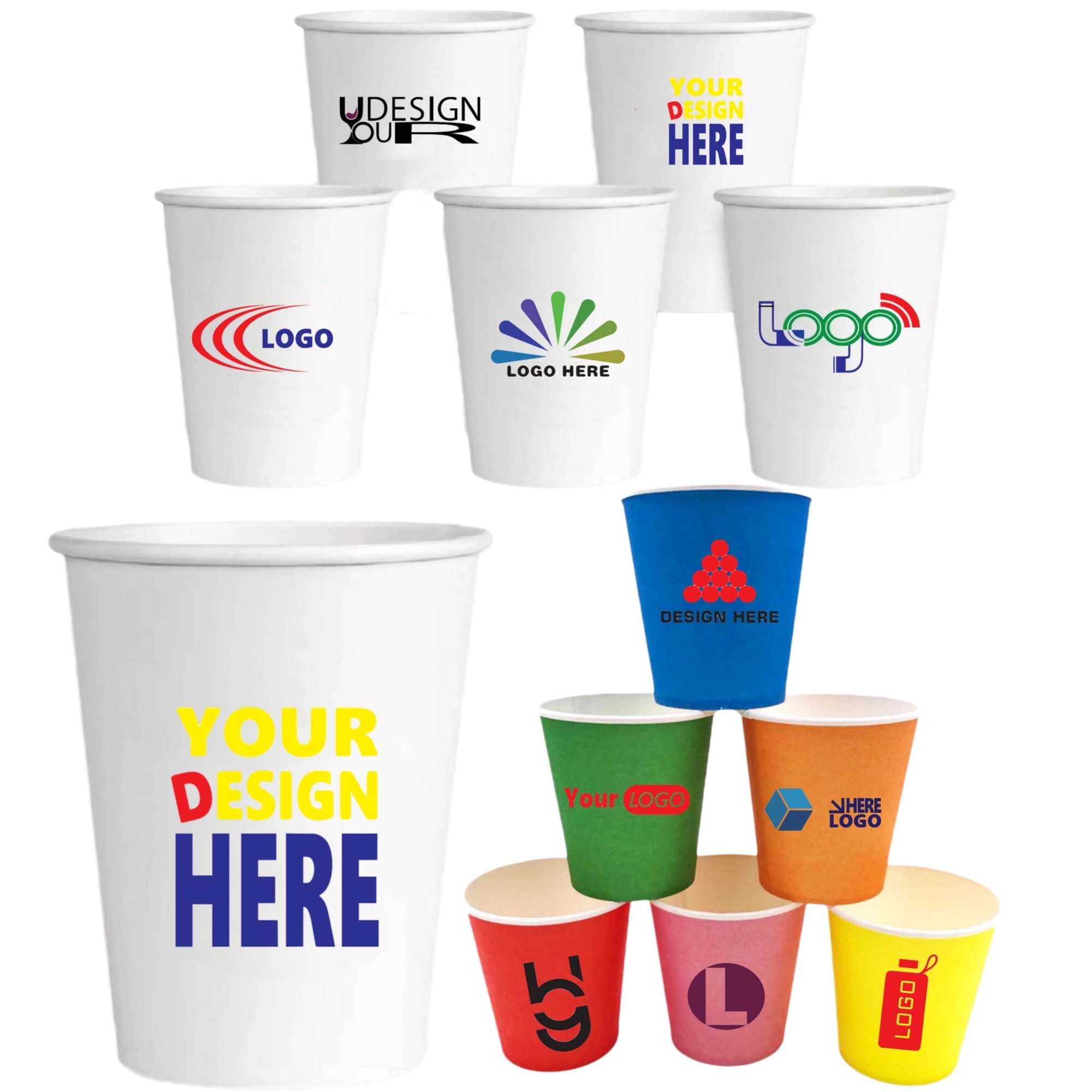 9oz Customizable Paper Cup