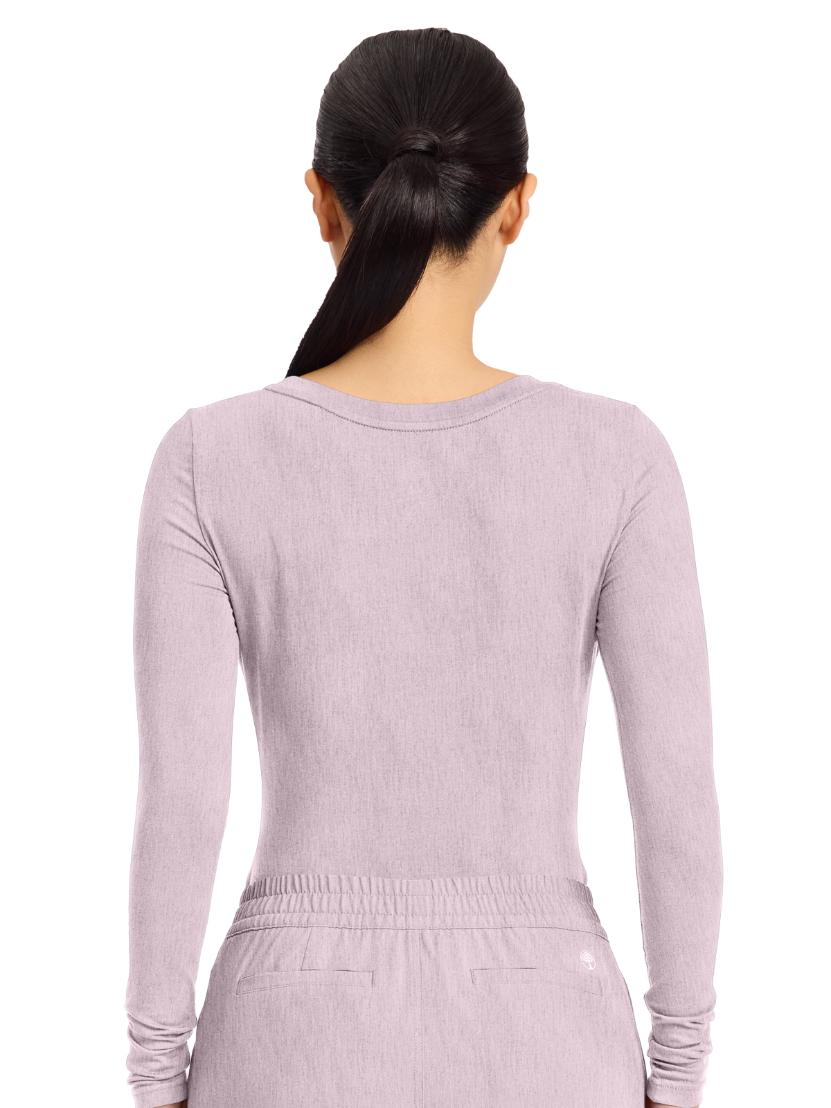 Healing Hands - HH Knits - Women's Pocketless Melissa Long Sleeve Underscrub Tee 25