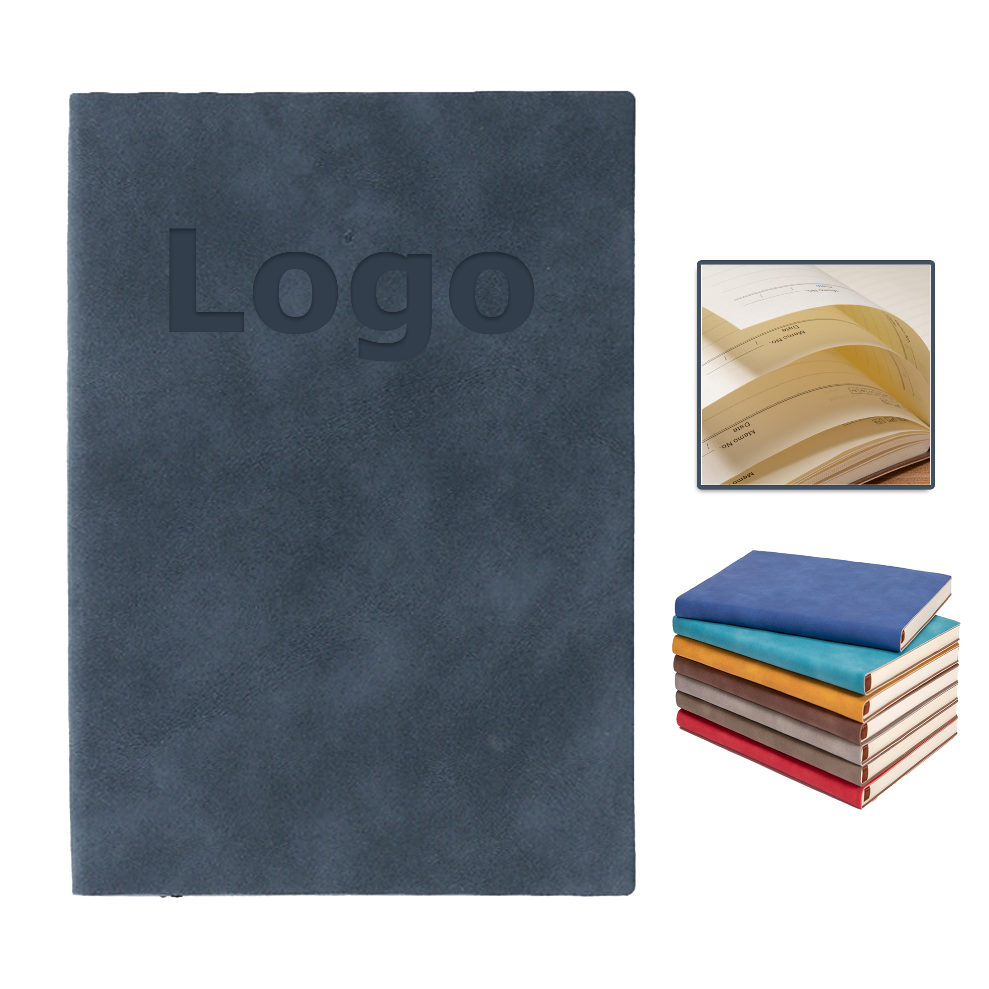 A5 Leather Notebook Can Be Customized Logo 1
