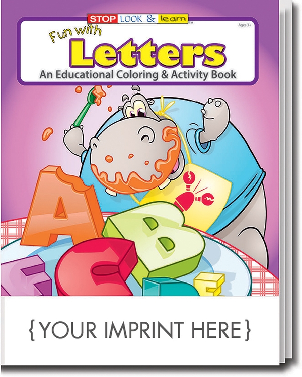 COLORING BOOK - Fun With Letters Coloring & Activity Book 4
