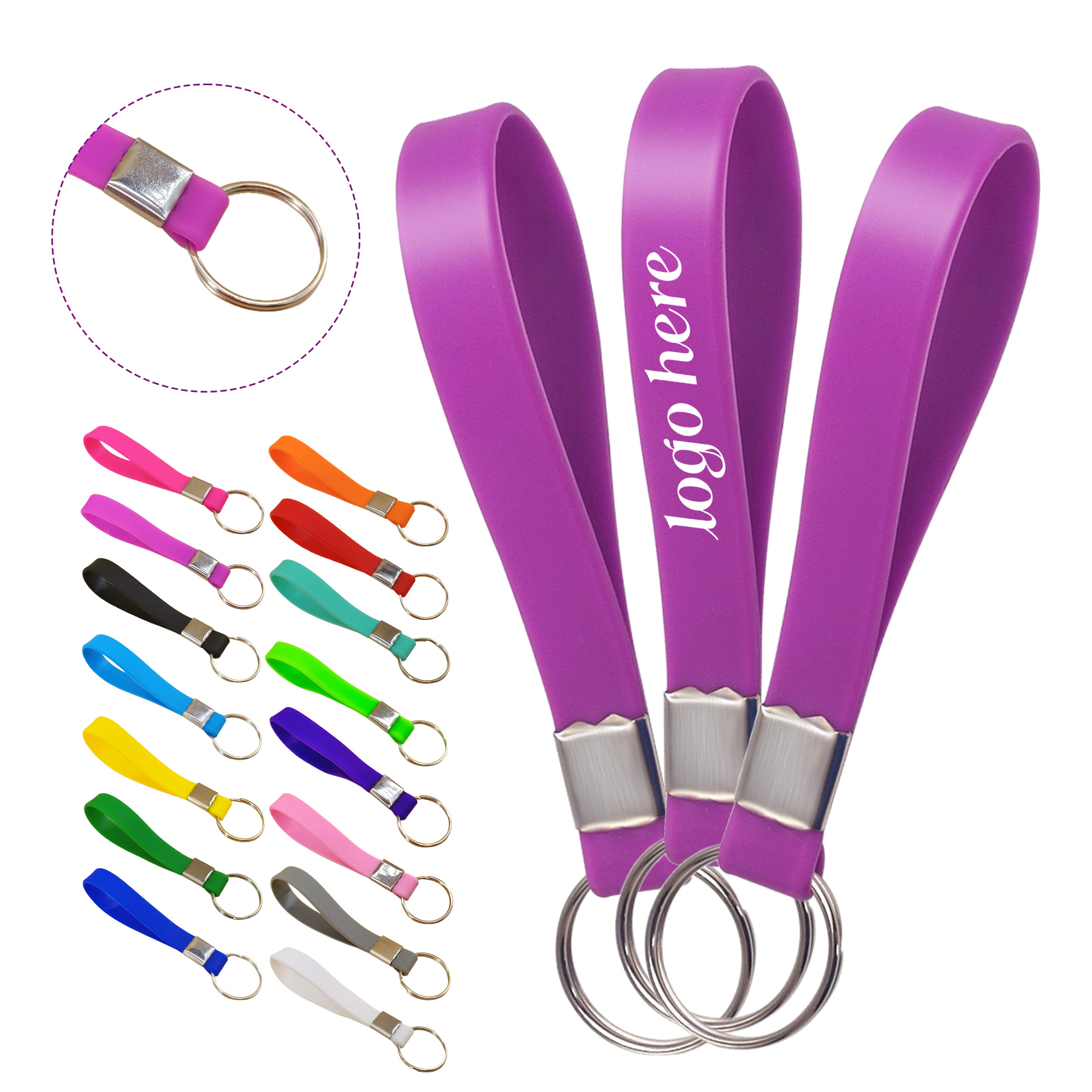 Portable and Durable Silicone Keychain 3