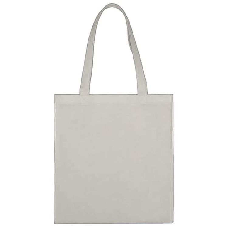 Recycled Shopping Tote - Natural Beige Non-Woven 1