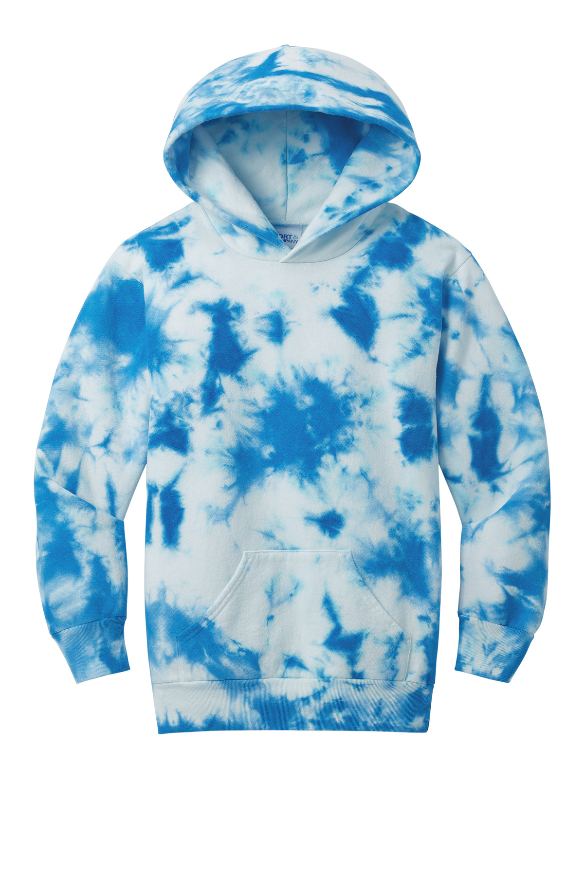 Port & Co Youth Crystal Tie-Dye Pullover Hoodie PC144Y 28