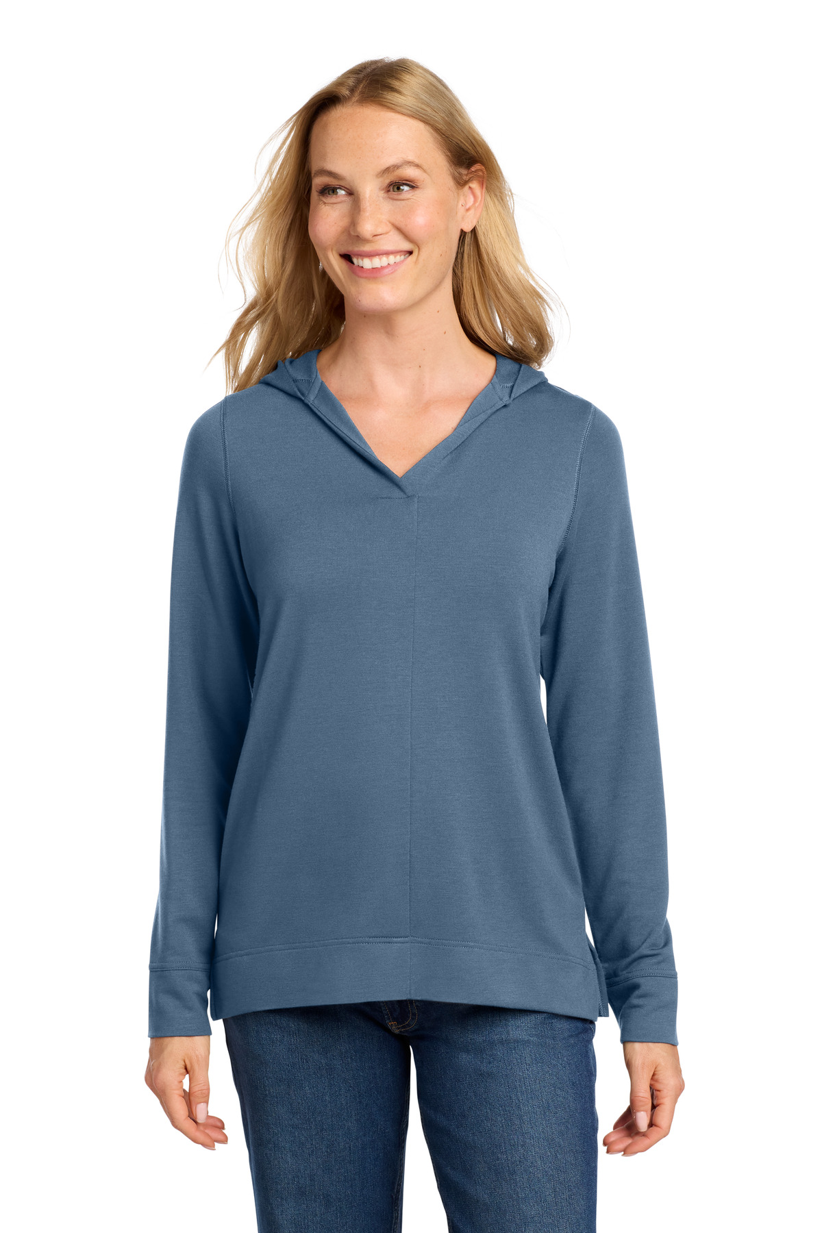 Port Authority Women's Microterry Pullover Hoodie LK826, custom hoodie or sweatshirt with logo imprint 37