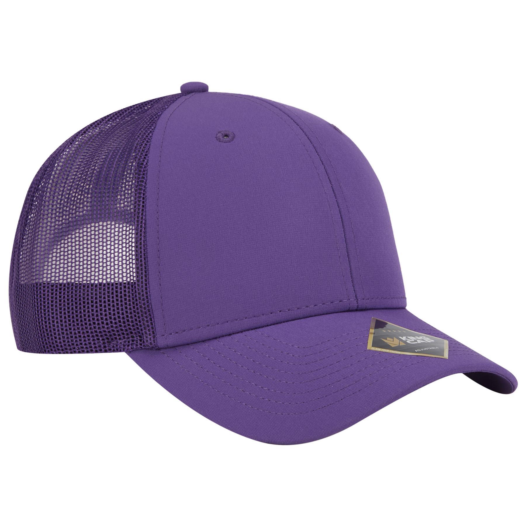 Crest 6-Panel Trucker Cap - Sustainable Fabric 14