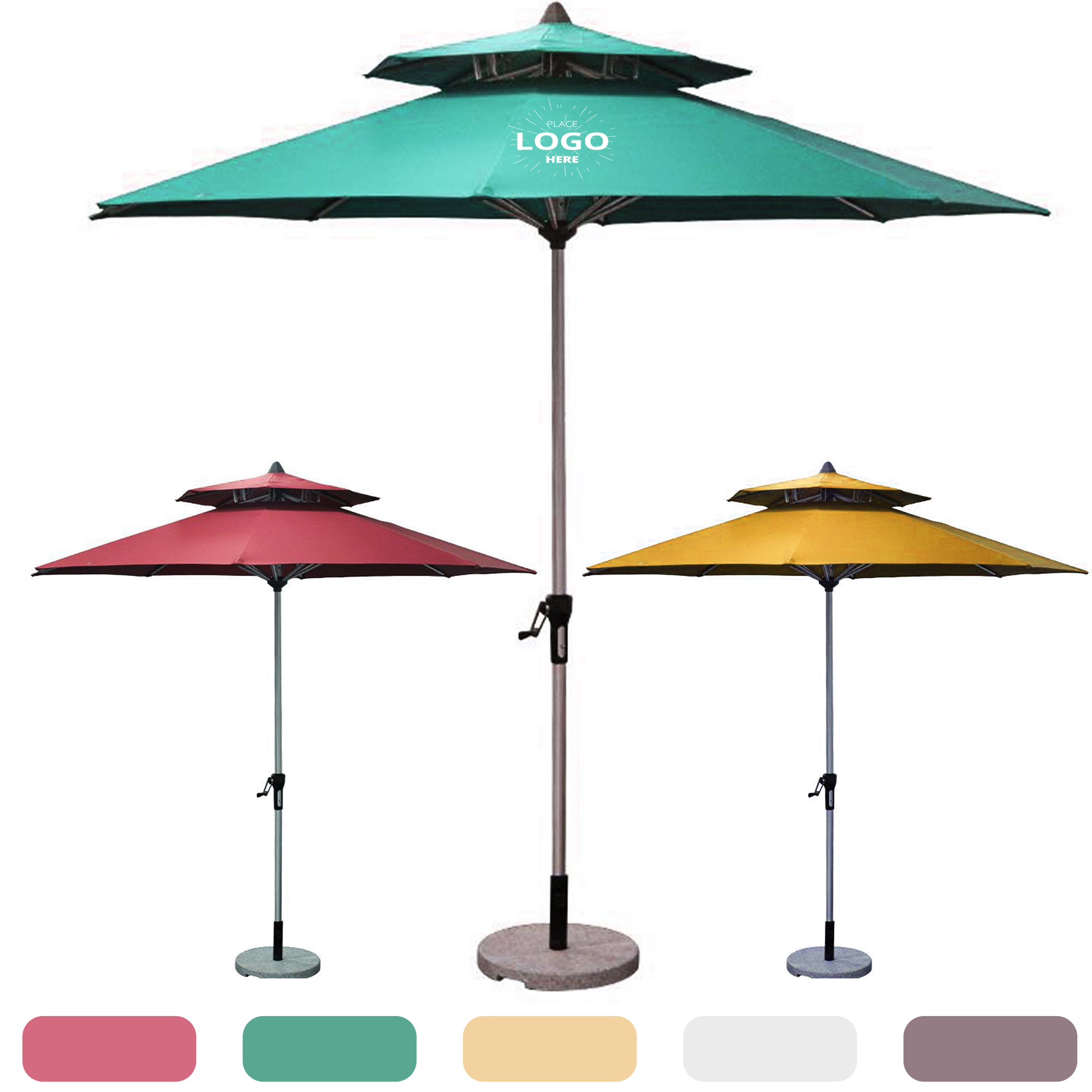 Portable Offset Patio Umbrella 2