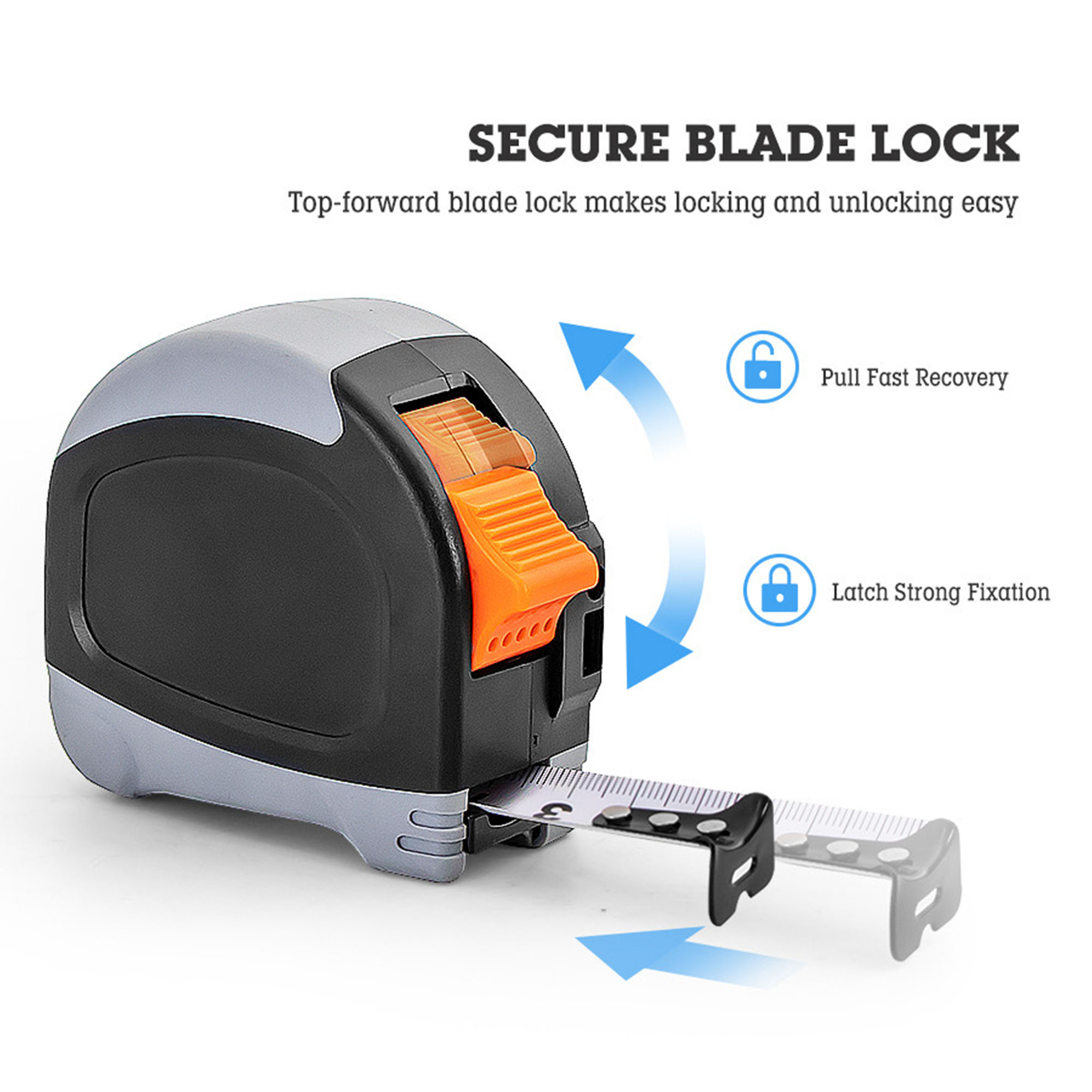 2-in-1 Laser Distance Measuring Tape 2