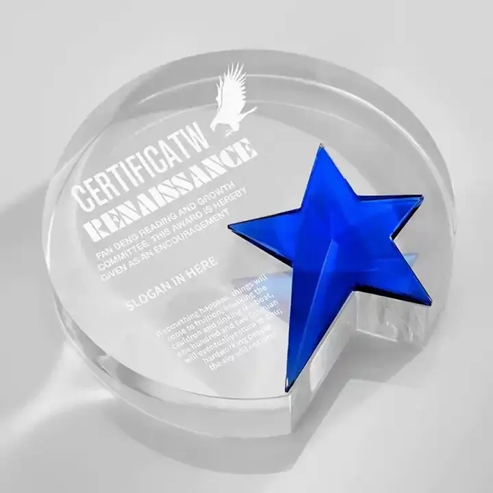 Crystal Blue Star Trophy 5