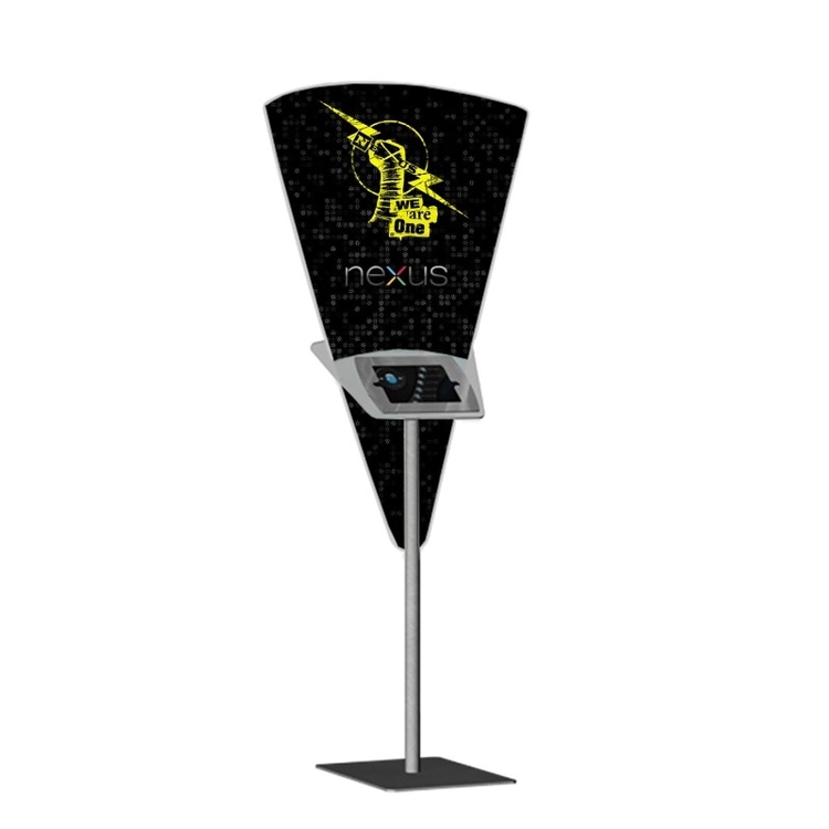 Fabsta™ Vertical, Tablet Mount fabric display stand 4