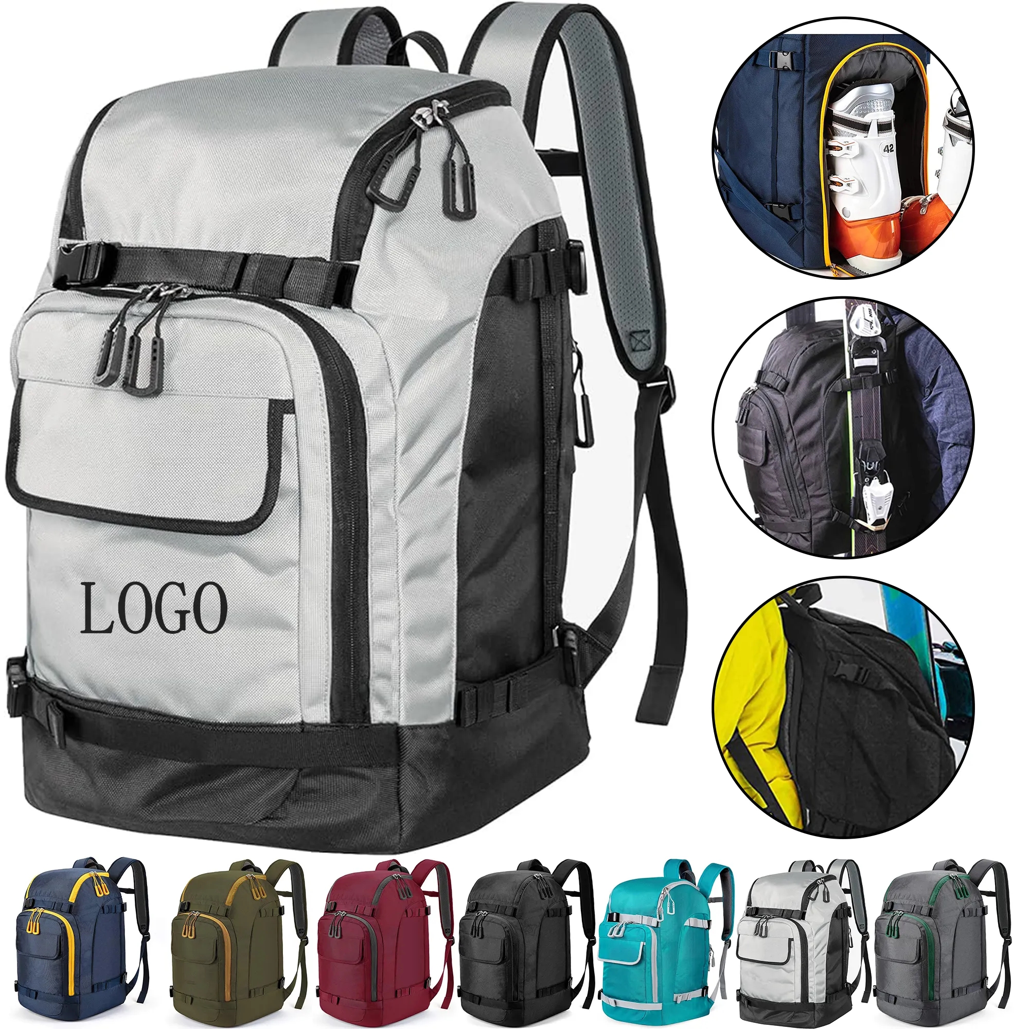 50L Ski Boot Travel Backpack 4