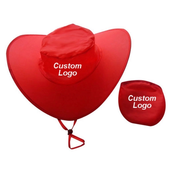 Promotional Foldable Cowboy Hat With Pouch 5