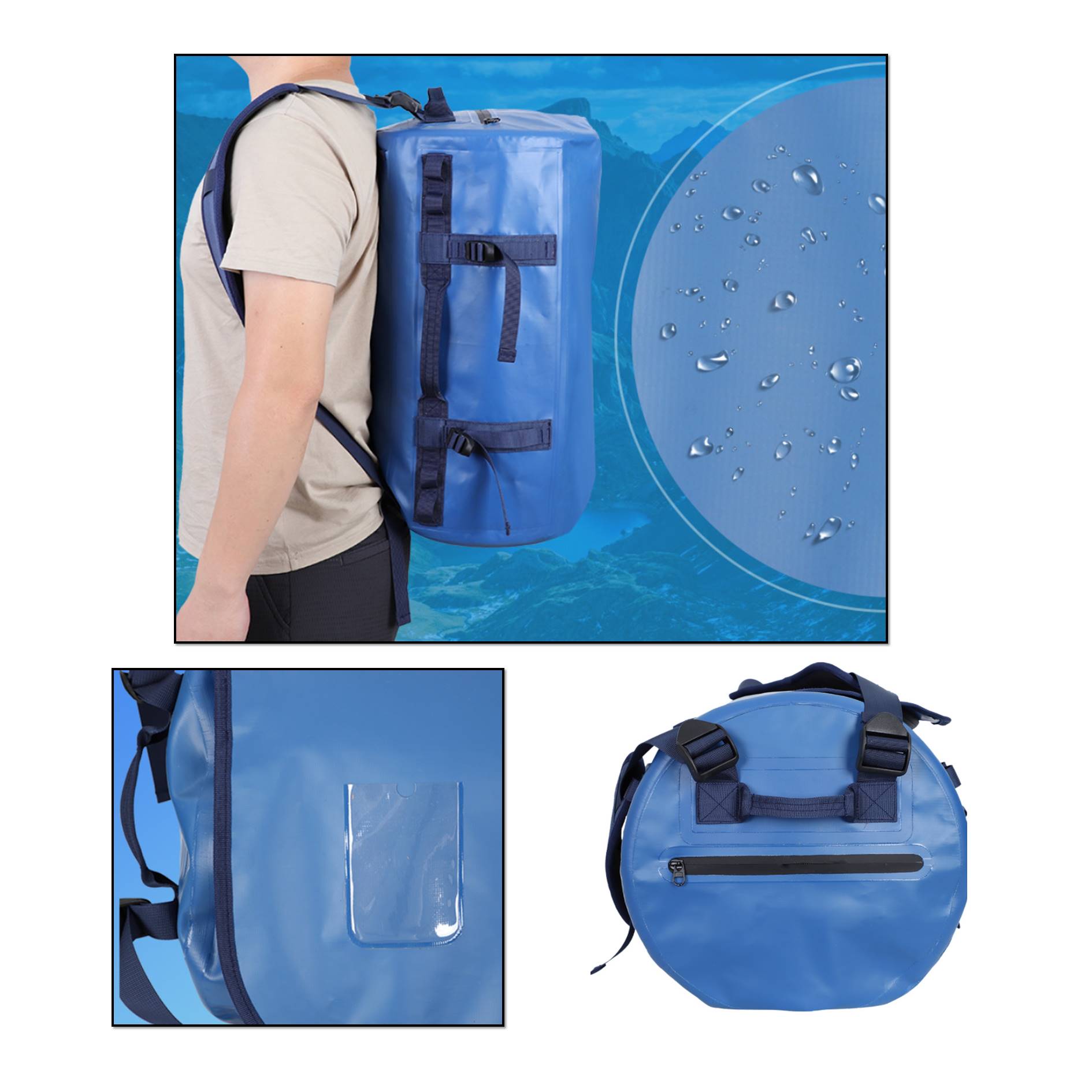 Waterproof Cycling Duffel Camping Bag 4