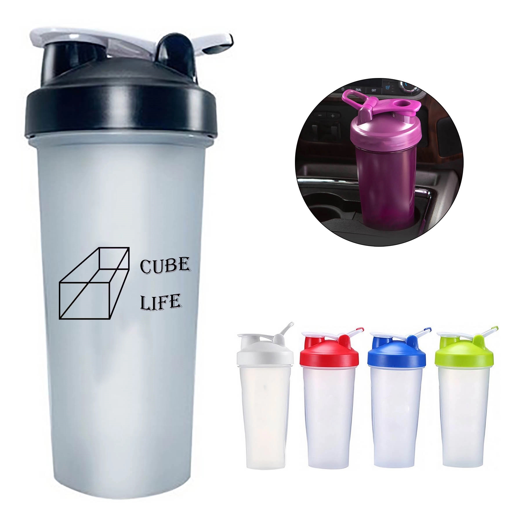 20oz Sports Blender Shaker Bottle 3