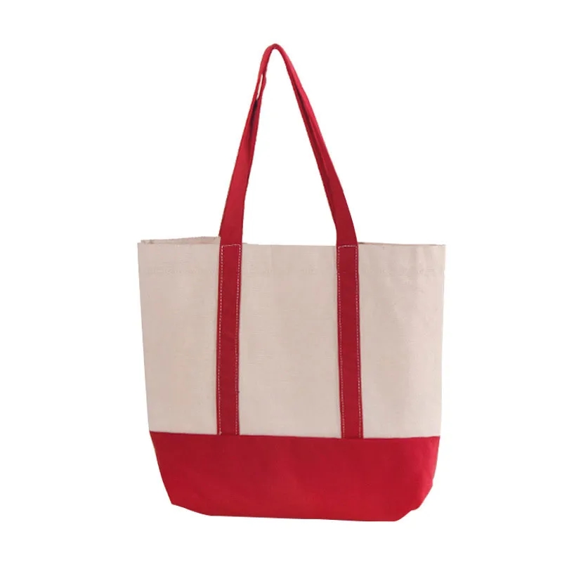 Patchwork Canvas Tote Bag, custom tote bag with logo imprint 5