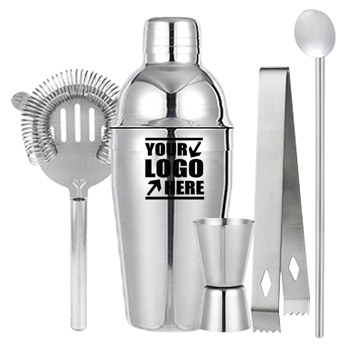 5 Piece Cocktail Shaker Set 2