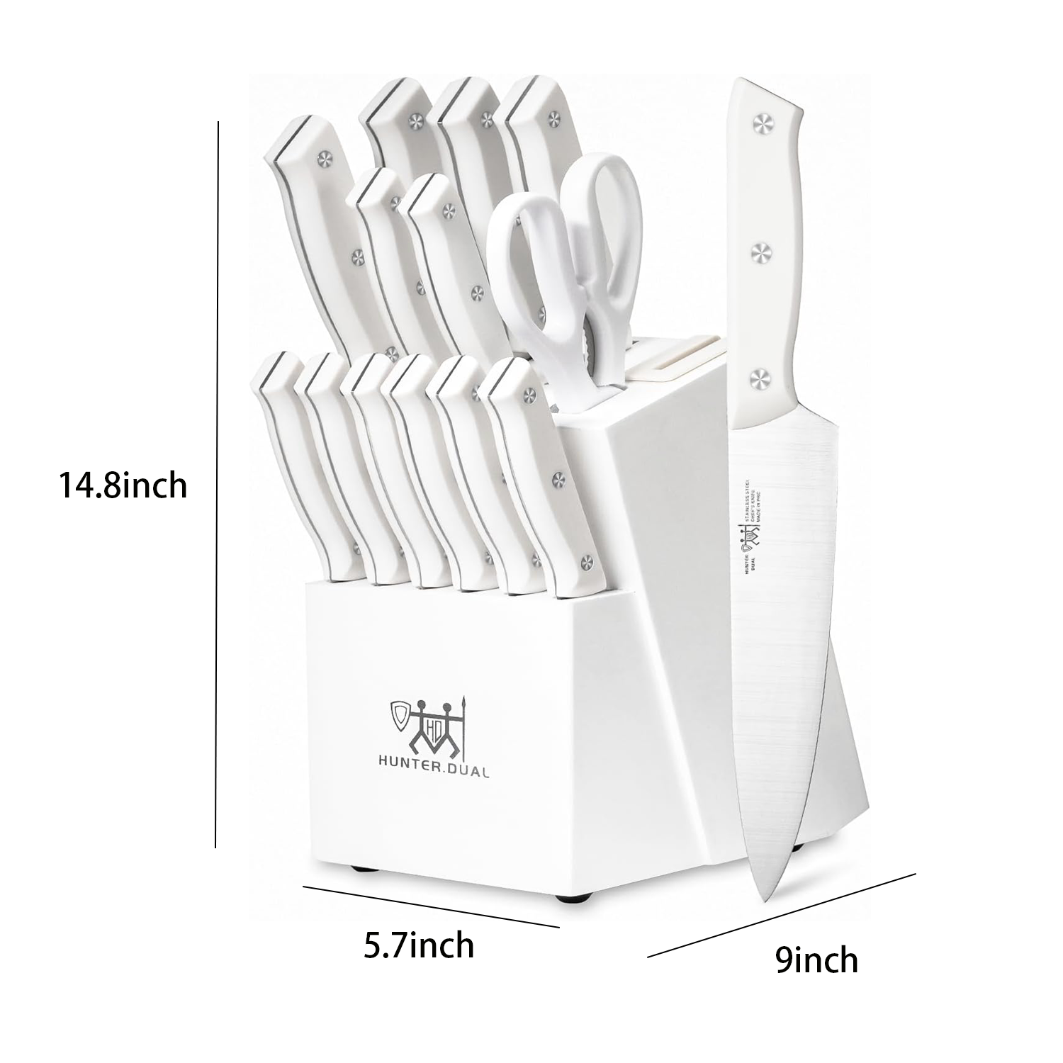 14-Piece Premium German Stainless Steel Knife Set 6