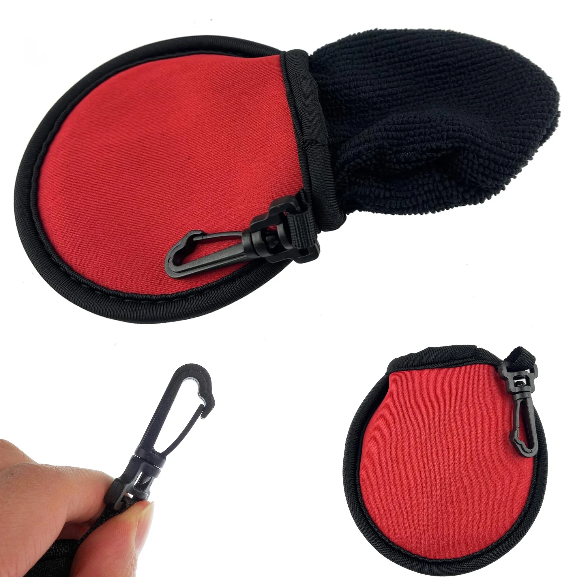 Full Color Golf Ball Cleaner Pouch MOQ 50 4