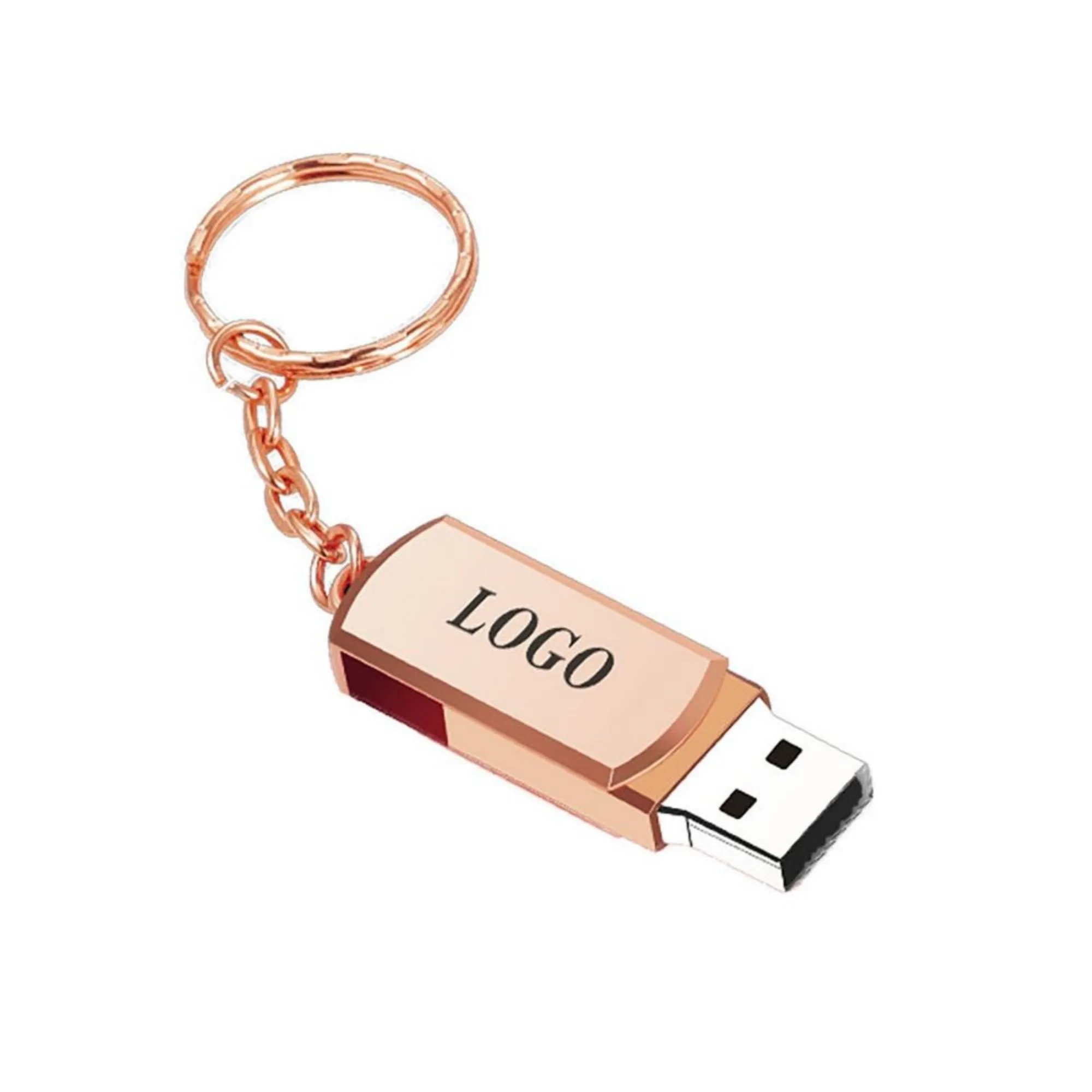 Metal 8 GB Swivel USB Flash Drives 3