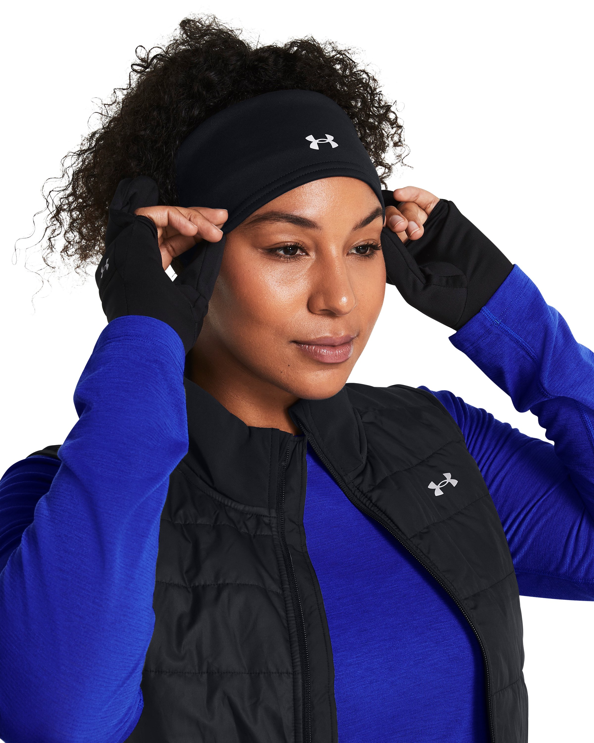 Women's UA Launch Headband & Mitten Combo 4