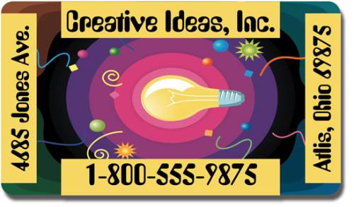 Plastic Business Card (Spot Color) 2