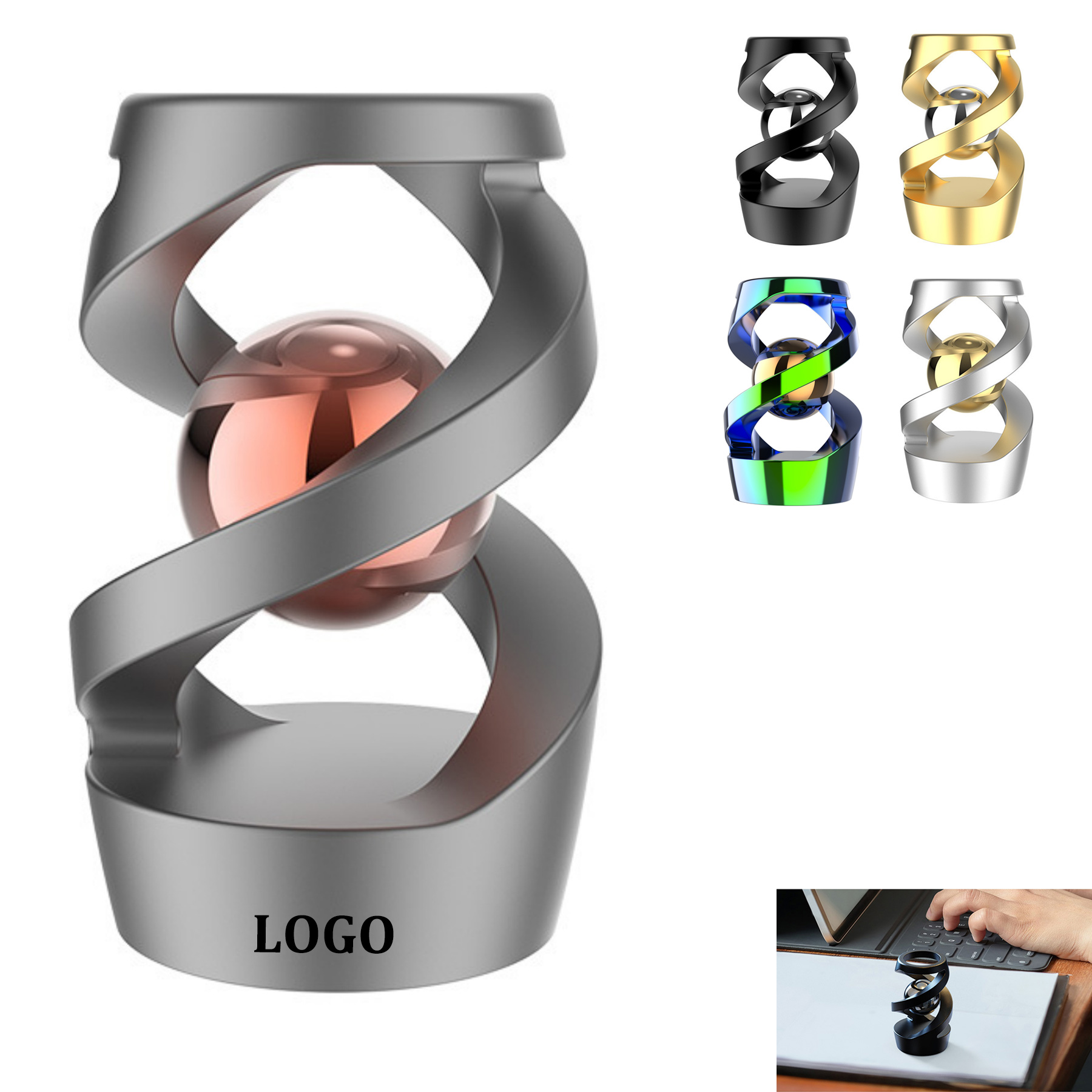 Metal Illusion Fidget Spinner 2