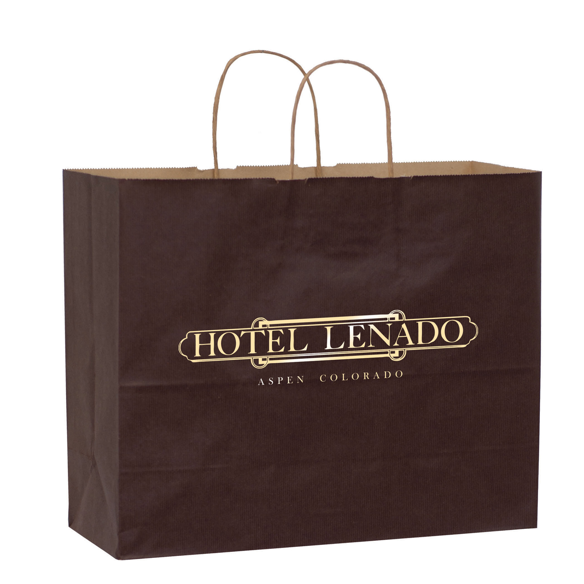 Matte Color Paper Shopper with Twisted Paper Handles 24