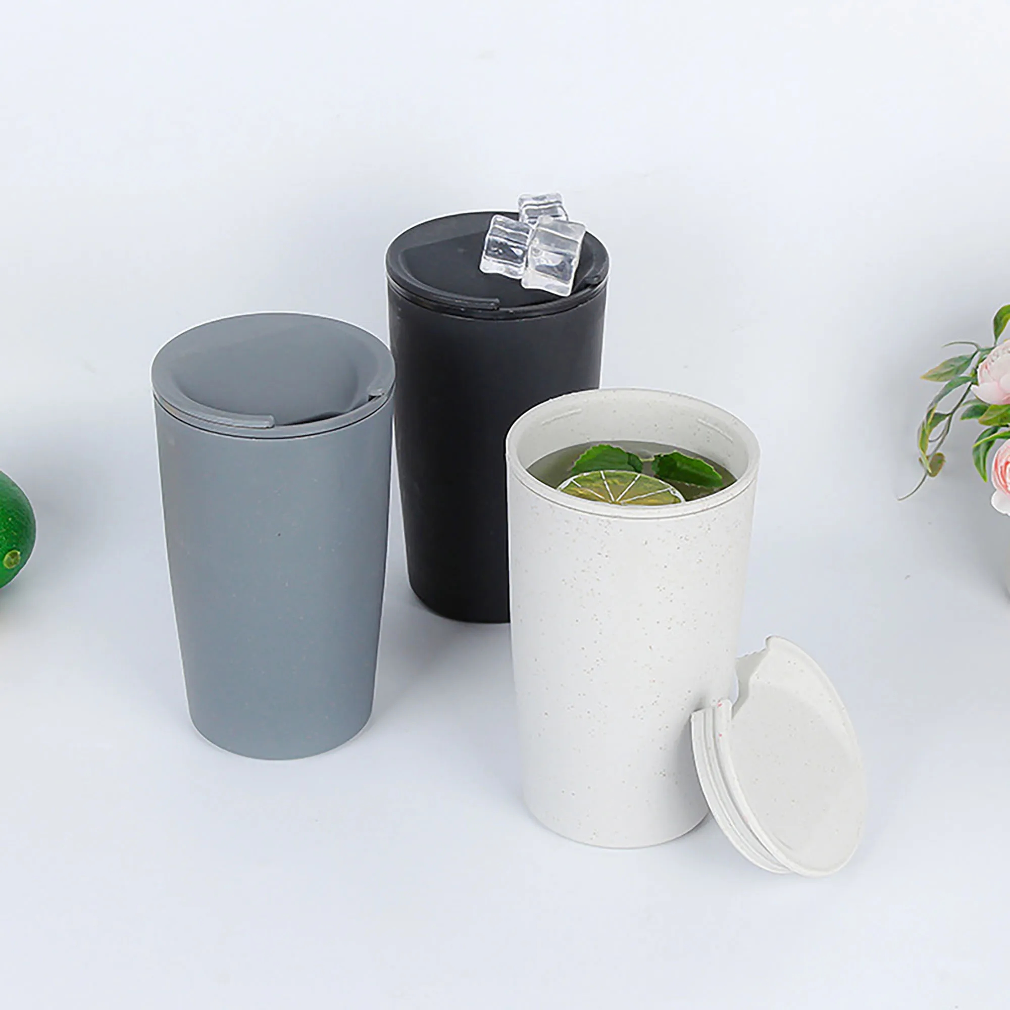 Plastic Coffee Cup With Logo For Drinking, Coffee 3